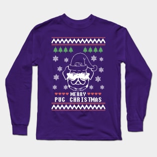 Merry pug Christmas Long Sleeve T-Shirt